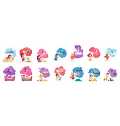 Dreaming Kids Icon Set