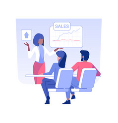 Sales Training Isolated Concept