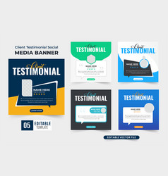 Client Testimonial And Feedback Review Template