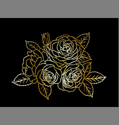 Golden Rose Sketch