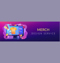 Merch Clothing Concept Banner Header