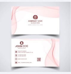 Modern Business Card Template Background