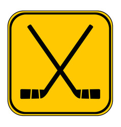 Two Crossed Hockey Sticks Icon