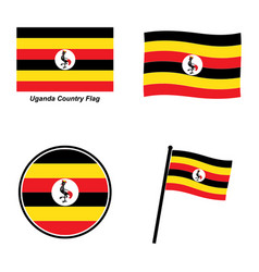 Uganda Country Flag Icon