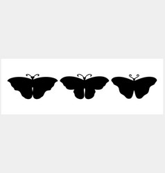 Doodle Butterfly Icon Hand Drawn Line Art