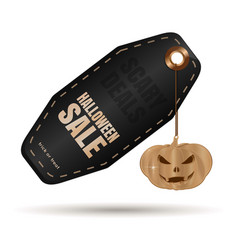 Halloween Sale Black Price Tag Scary Deals