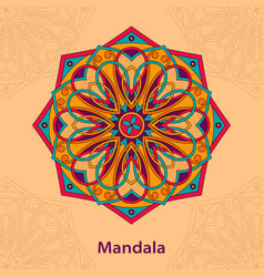 Color Floral Mandala