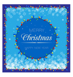 Square Print Template Christmas Invitation Card