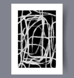 Abstract Band Tangled Tracery Wall Art Print