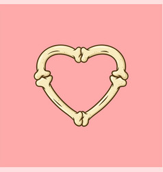 Heart Shaped Bone Cartoon