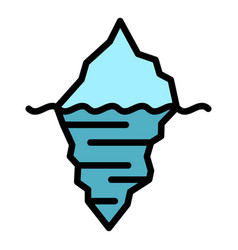 Iceberg Icon Flat