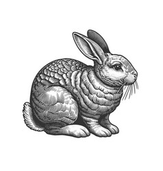 Rabbit Hare Bunny Engraving