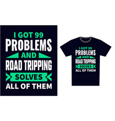 Road Tripping T Shirt Design Template