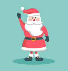 Santa Claus Waving His Hand