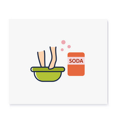 Exfoliating Foot Soak Color Icon