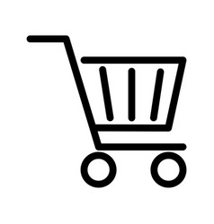 Outline Shopping Cart Trolley