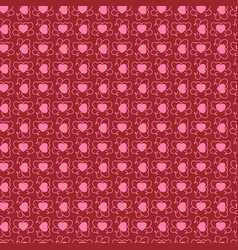 Valentine Hearts Seamless Pattern Design