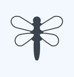 Firefly Icon In Trendy Glyph Style Isolated