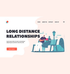 Long Distance Relationship Landing Page Template