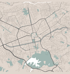 Map Of Tirana Albania Urban City In Albania