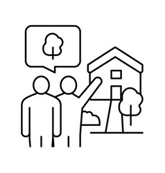 Home Consultations Line Icon