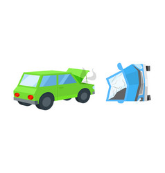 Car Wreckage Or Accident With Transport