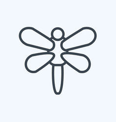 Firefly Icon In Trendy Line Style Isolated