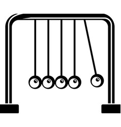 Kinetic Balls Icon Newtons Cradle Momentum