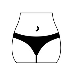 Pelvic Region Women Healthcare Icon Image