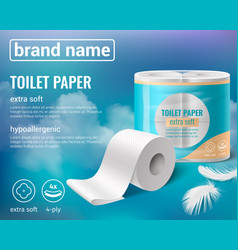 Toilet Paper Advertising Background