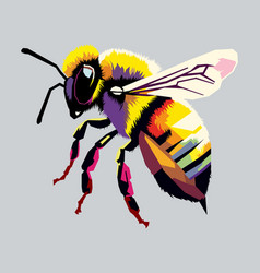 Bee Drawn Using Art Style Pop