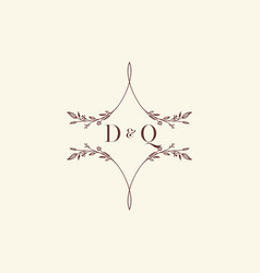 Dq Elegant Wedding Floral Initial Concept