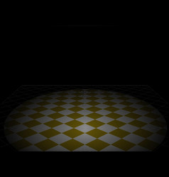 Chess Diagonal Floor Perspective Background Gold