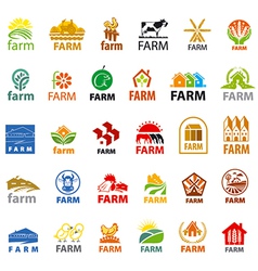 Large Set Of Logos Farm