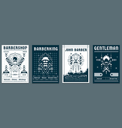 Barbershop Poster Collection Set