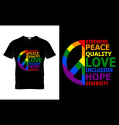 Kindness Peace Equality Love Hope Diversity Equal