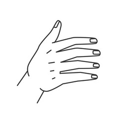 Abstract Hand Woman Arm Gesture Perfect Manicure