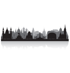 Budapest Hungary City Skyline Silhouette