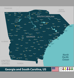 Georgia And South Carolina United States