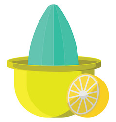 Lemon Juice Squeezer On A White Background