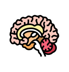 Neurology Brain Color Icon