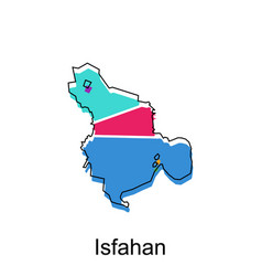 Isfahan City Of Iran Map