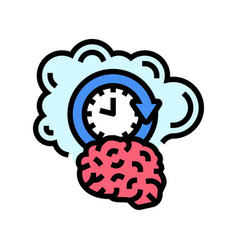 Memory Brain Color Icon