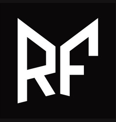 Rf Logo Monogram Design Template