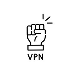 Vpn Icon Pixel Perfect Editable Stroke Line Icon