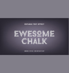 Chalk Text Effect Editable Text