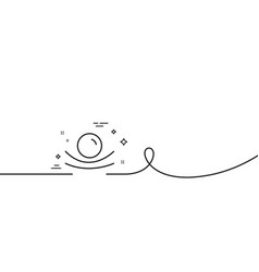 Elastic Material Line Icon Resilience