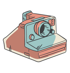 Hand Drawn Polaroid Camera