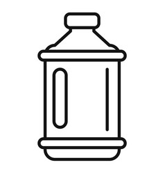 Line Art Of A Plastic Bottle