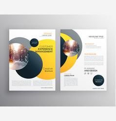 Modern Yellow Geometric Flyer Poster Design